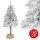 Juletræ på træstamme NATURAL WITH SNOW 120 cm gran