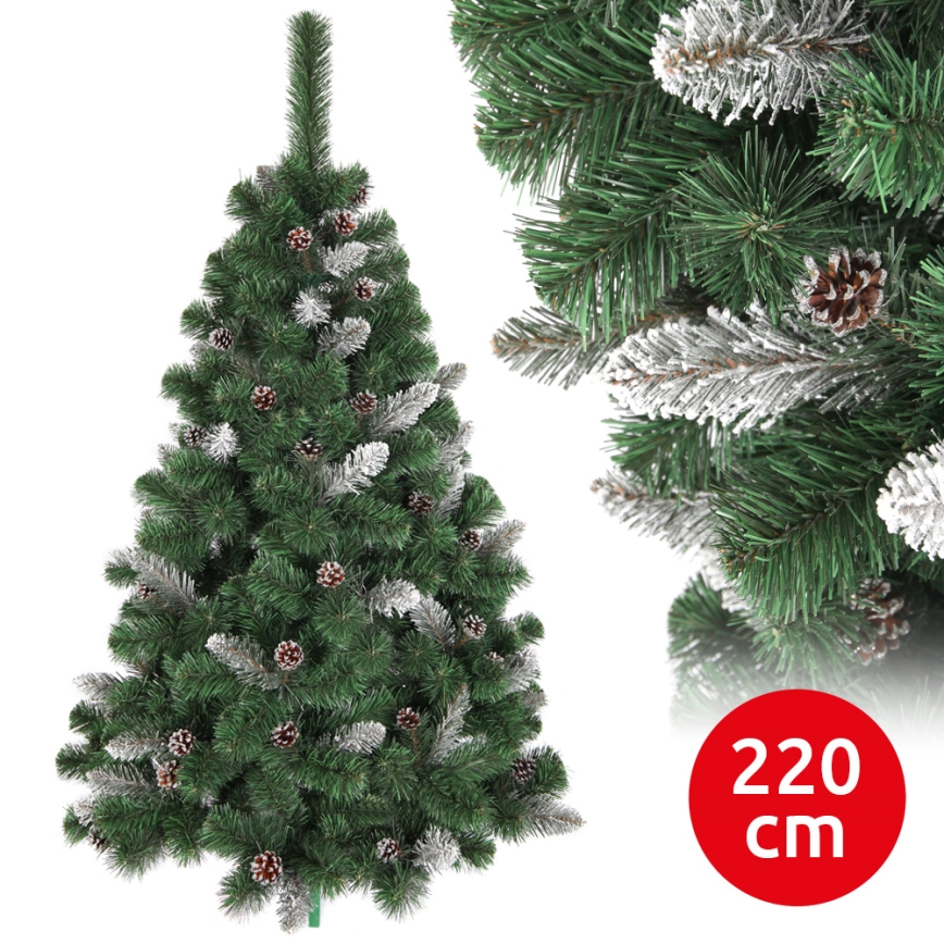 Juletræ SNOW 220 cm grantræ