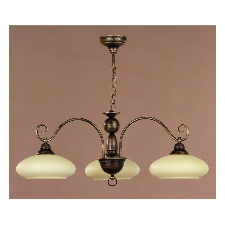 Jupiter 1070397000 - Lampeskærm BOLERO E27 glas