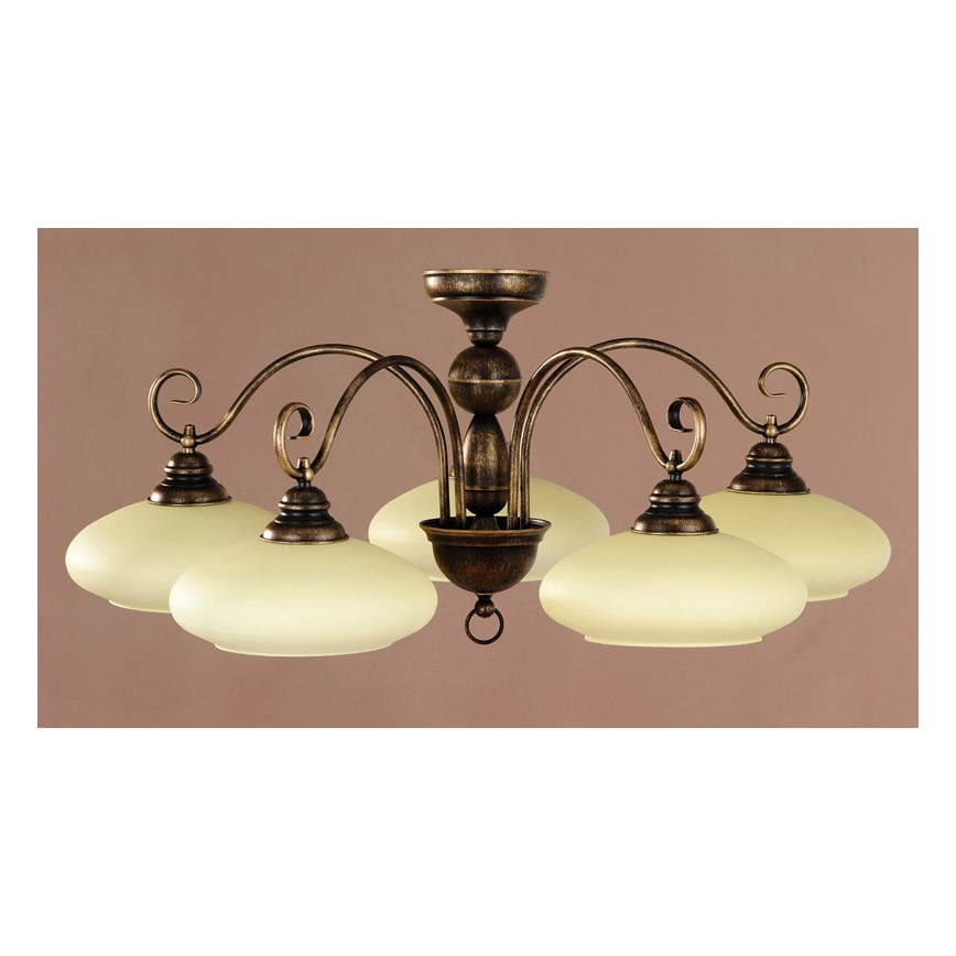 Jupiter 1070397000 - Lampeskærm BOLERO E27 glas