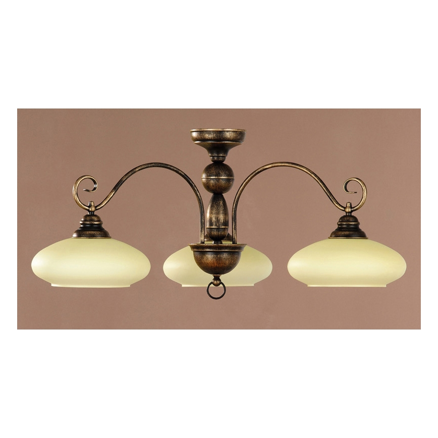 Jupiter 1070397000 - Lampeskærm BOLERO E27 glas