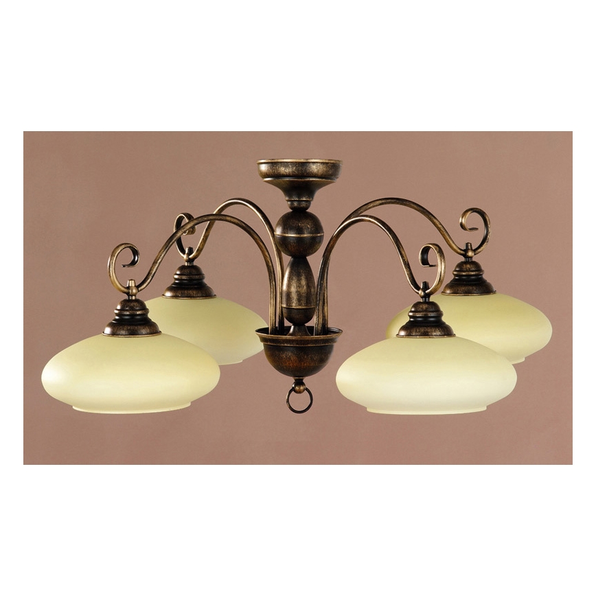 Jupiter 1070397000 - Lampeskærm BOLERO E27 glas