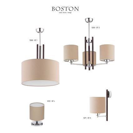 JUPITER 1268-BT1 - Loftlampe BOSTON 3xE14/40W