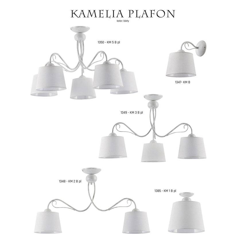Jupiter 1349 - KM 3 PB - Loftlampe KAMELIA 3xE27/60W/230V