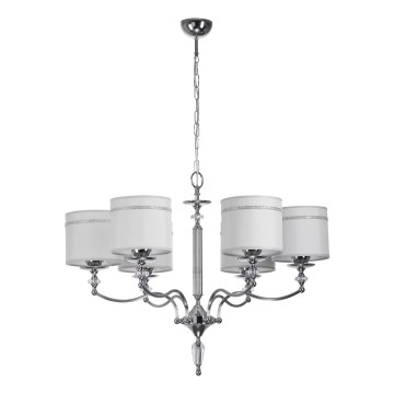 Jupiter 1426- Lysekrone i kæde HILTON 6xE27/60W/230V