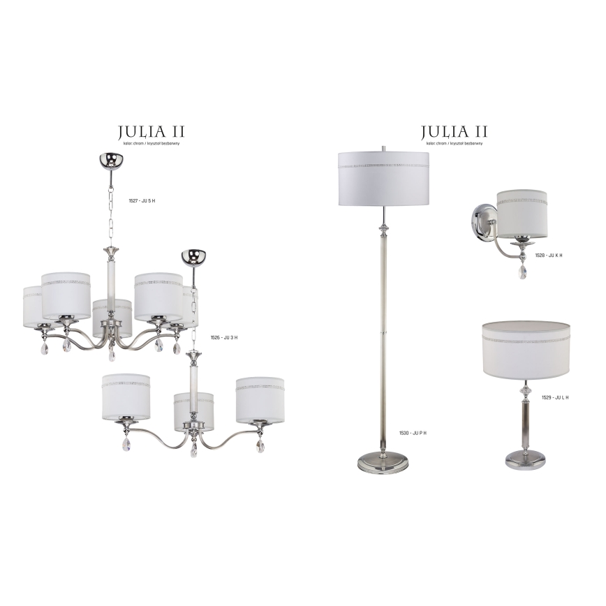 Jupiter 1530 - JU P H - Gulvlampe JULIA II E27/60W