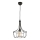 Jupiter 1654 - Lysekrone i en snor FOX 1xE27/60W/230V antik sort