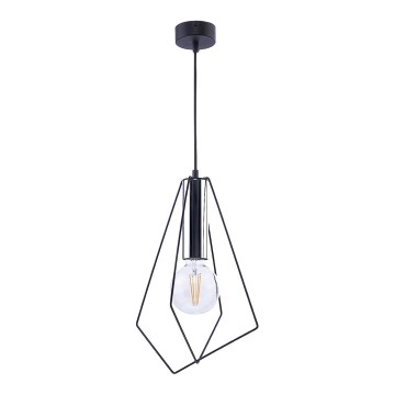 Jupiter 1661 - Pendel KAIR 1xE27/60W/230V sort/skinnende krom