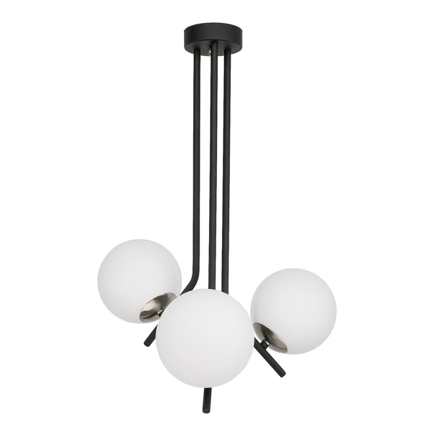 Jupiter 1736 - Pendellampe TIM 3xE14/40W/230V skinnende krom