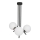 Jupiter 1736 - Pendellampe TIM 3xE14/40W/230V skinnende krom
