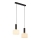 Jupiter 1853 - VA2 - Lysekrone i en snor VANES 2xE27/60W/230V gylden/antik sort