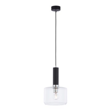 Jupiter 1855 - VA1 - Pendel VANES 1xE27/60W/230V skinnende krom/sort