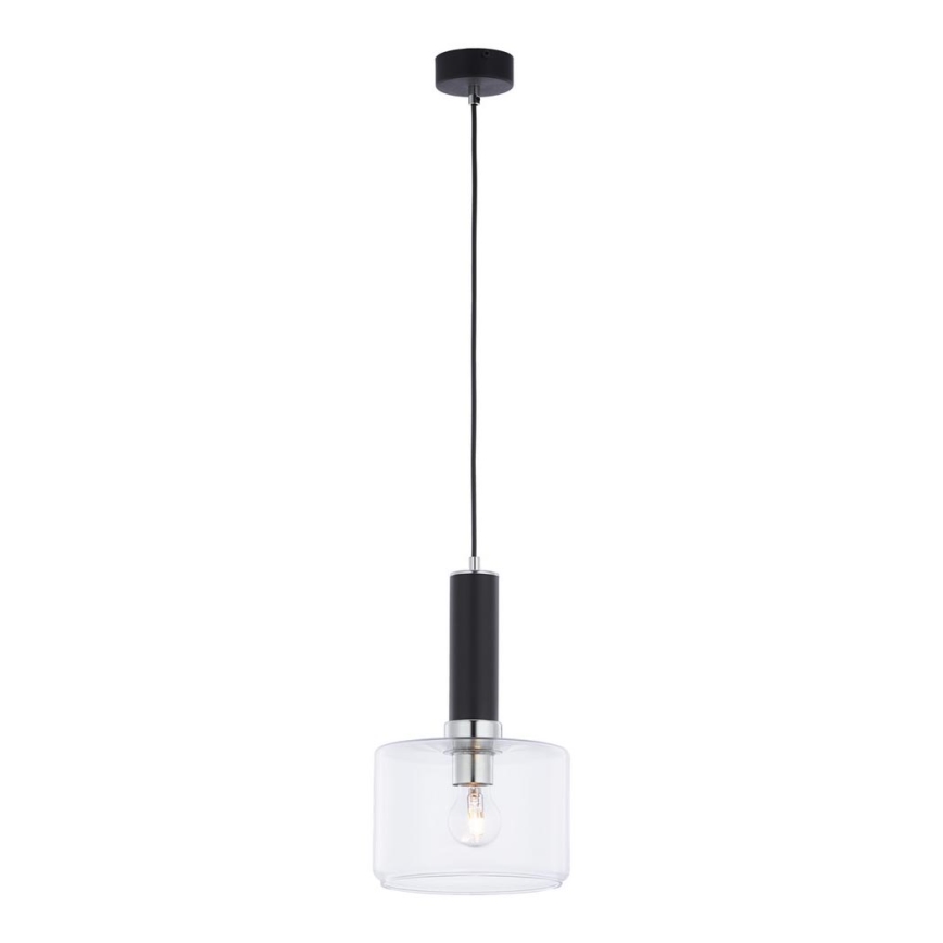 Jupiter 1855 - VA1 - Pendel VANES 1xE27/60W/230V skinnende krom/sort