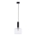 Jupiter 1855 - VA1 - Pendel VANES 1xE27/60W/230V skinnende krom/sort