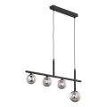 Jupiter 1908 - Pendel på kabel NEPTUN 4xG9/14W/230V sort/røggrå