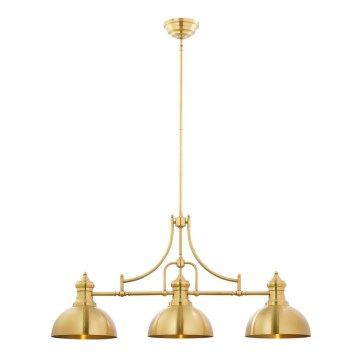 Jupiter 1915 - Loftlampe på stang PLATINO 3xE27/60W/230V messing