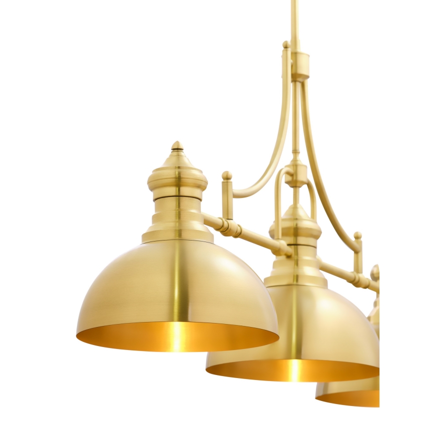 Jupiter 1915 - Loftlampe på stang PLATINO 3xE27/60W/230V messing