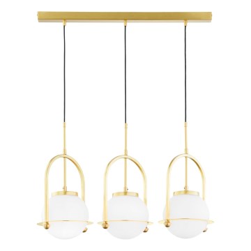 Jupiter 1917 - ROSSO pendel på wire 3xE27/15W/230V guldfarvet