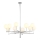 Jupiter 1936 - Loftlampe FEME 10xG9/40W/230V skinnende krom