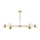Jupiter 1980 - Pendellampe TRENTO 6xG9/10W/230V guldfarvet