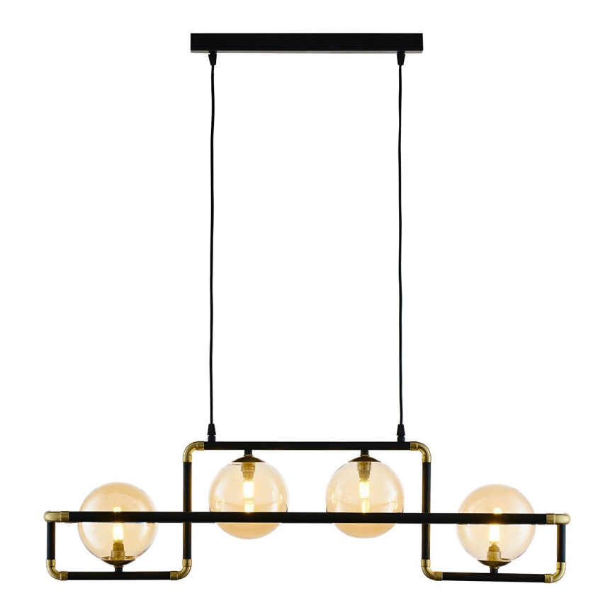 Jupiter 1983 - Pendel ZAFRA 4xG9/10W/230V sort/beige