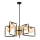 Jupiter 1984 - Pendellampe IBRA 5xG9/10W/230V sort/guldfarvet/beige
