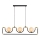 Jupiter 1989 - Pendel HANZA 3xG9/10W/230V sort/guldfarvet/beige