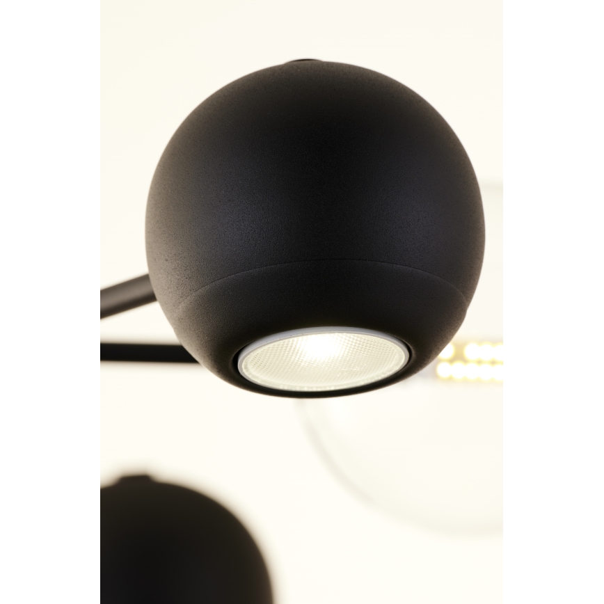 Jupiter 1993 - Pendellampe MOKA 3xGU10/10W/230V + 3xG9/10W/230V sort/beige
