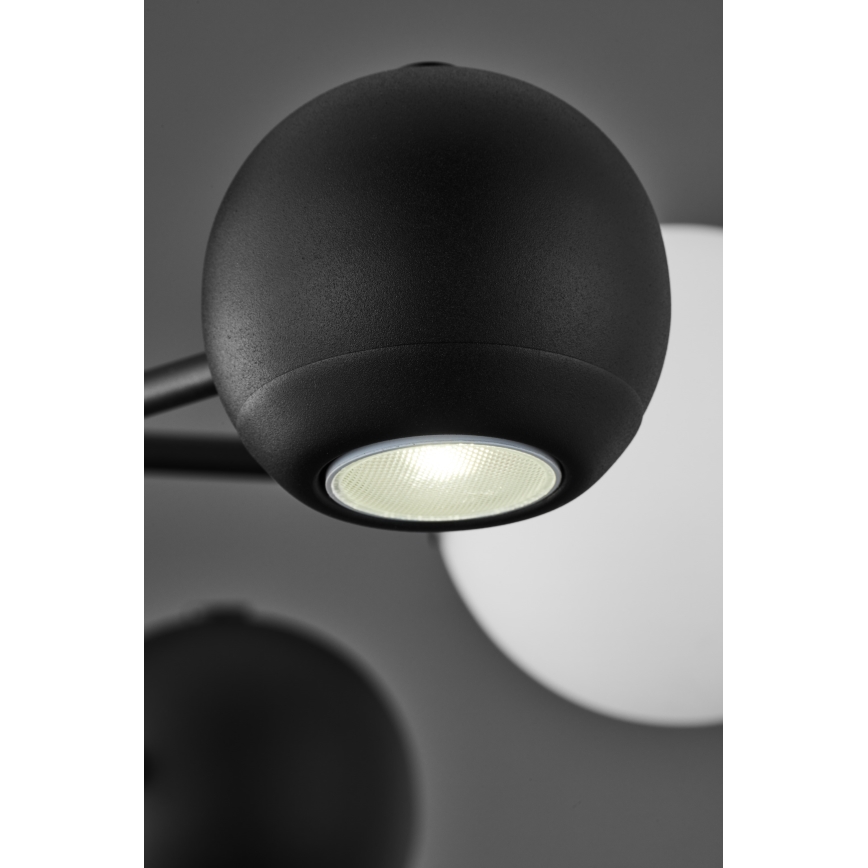 Jupiter 1997 - Pendellampe MOKA 3xGU10/10W/230V + 3xG9/10W/230V sort/hvid