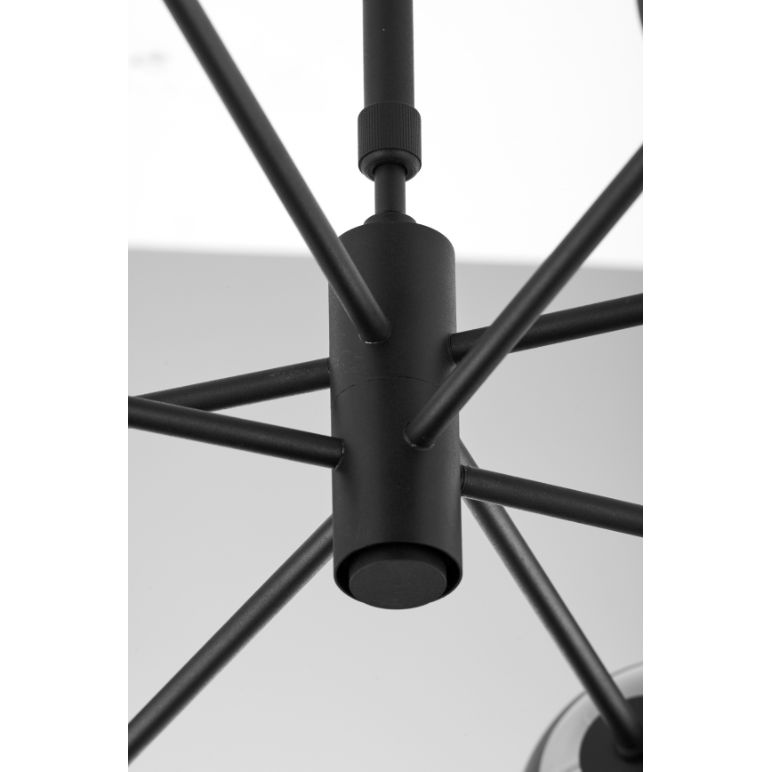 Jupiter 1998 - Pendellampe MOKA 4xGU10/10W/230V + 4xG9/10W/230V sort/hvid