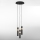 Jupiter 2013 - Pendel ALAS 3xGU10/10W/230V sort/guldfarvet