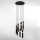 Jupiter 2015 - Pendel ALAS 7xGU10/10W/230V sort/guldfarvet