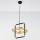 Jupiter 2025 - Pendel FIORI 1xG9/10W/230V sort/guldfarvet/beige