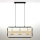 Jupiter 2027 - Pendel FIORI 3xG9/10W/230V sort/guldfarvet/beige