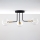 Jupiter 2039 - Pendellampe BURANO 3xG9/10W/230V sort/guldfarvet/transparent