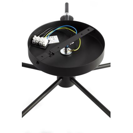 Jupiter 2049 - Overflademonteret lysekrone PRATO 5xG9/14W/230V sort/hvid