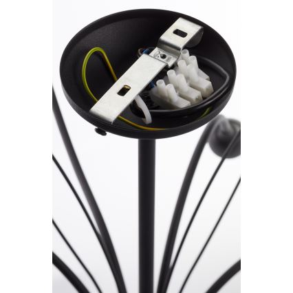 Jupiter 2056 - Loftlampe på stang GLORIOSA 10xG9/14W/230V sort