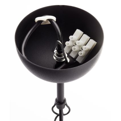 Jupiter 2057 - Lysekrone med kæde GLORIOSA 15xG9/14W/230V sort