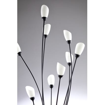 Jupiter 2058 - Gulvlampe GLORIOSA 9xG9/14W/230V sort