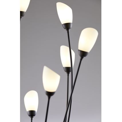 Jupiter 2058 - Gulvlampe GLORIOSA 9xG9/14W/230V sort