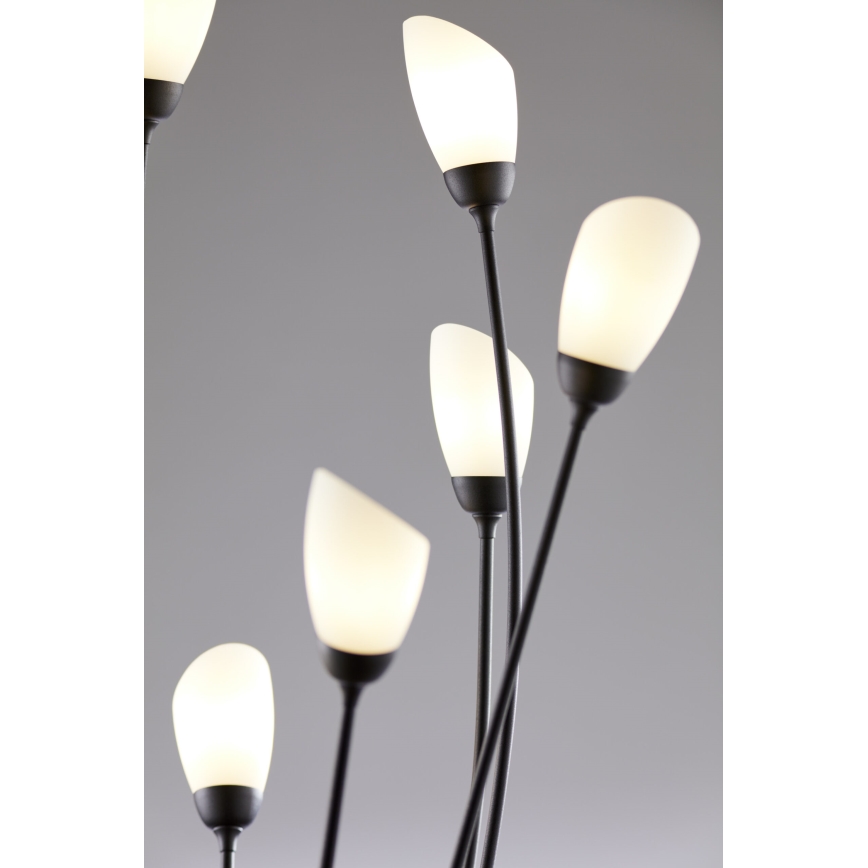 Jupiter 2058 - Gulvlampe GLORIOSA 9xG9/14W/230V sort