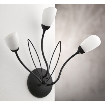 Jupiter 2059 - Væglampe GLORIOSA 3xG9/14W/230V sort