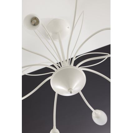 Jupiter 2061 - Lysekrone på stang GLORIOSA 10xG9/14W/230V cremefarvet