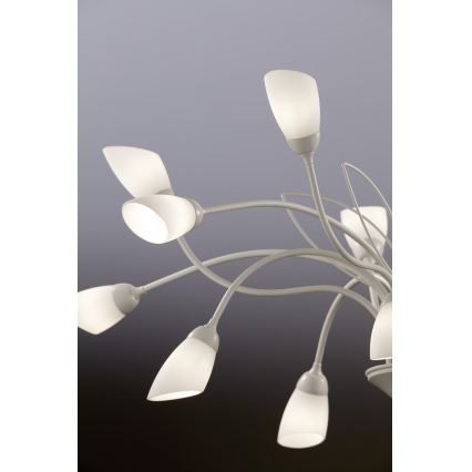 Jupiter 2062 - Kædeophængt lysekrone GLORIOSA 15xG9/14W/230V cremefarvet