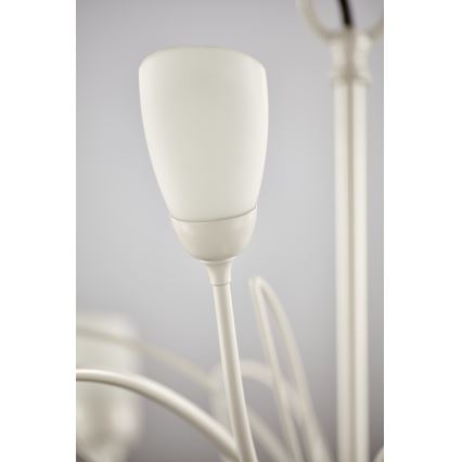 Jupiter 2062 - Kædeophængt lysekrone GLORIOSA 15xG9/14W/230V cremefarvet