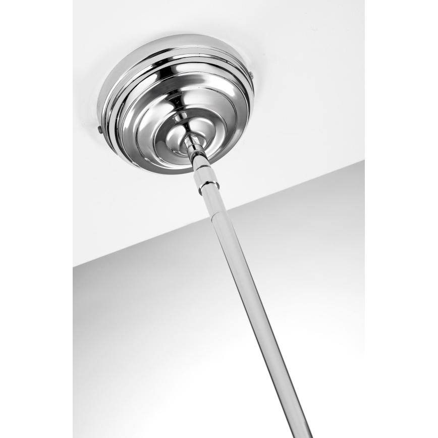 Jupiter 2071 - Stangpendel PLATINO 1xE27/15W/230V grøn/blank krom