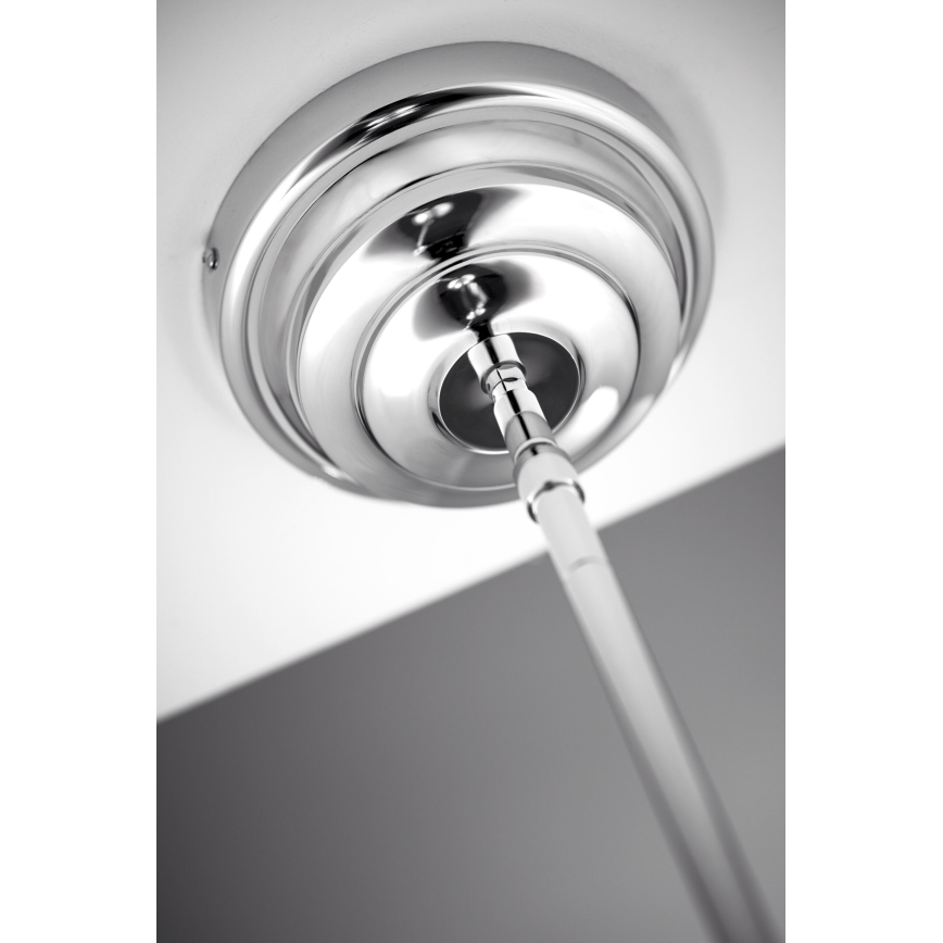 Jupiter 2072 - Stangpendel PLATINO 3xE27/15W/230V grøn/blank krom