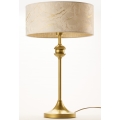 Jupiter 2112 - Bordlampe KASZMIR 1xE27/15W/230V hvid/guld/marmorlook