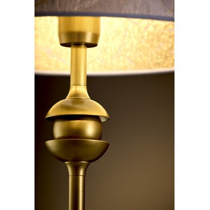 Jupiter 2112 - Bordlampe KASZMIR 1xE27/15W/230V hvid/guld/marmorlook