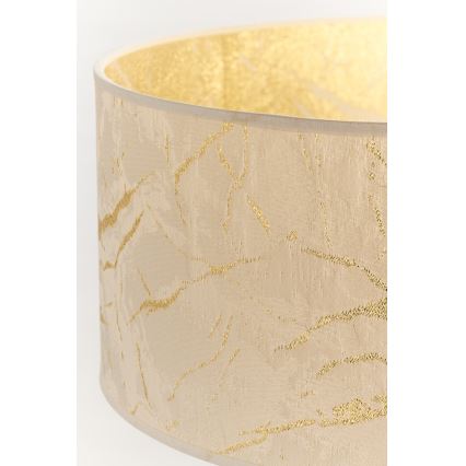 Jupiter 2112 - Bordlampe KASZMIR 1xE27/15W/230V hvid/guld/marmorlook